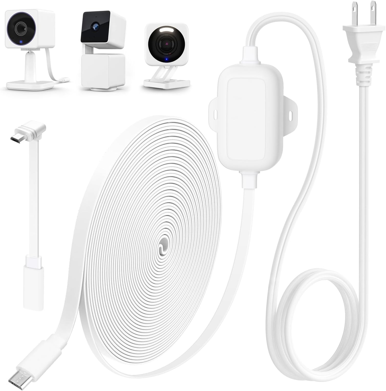 Extension Cord 25 Ft 25ft WYZE Cam Power Cable IP67