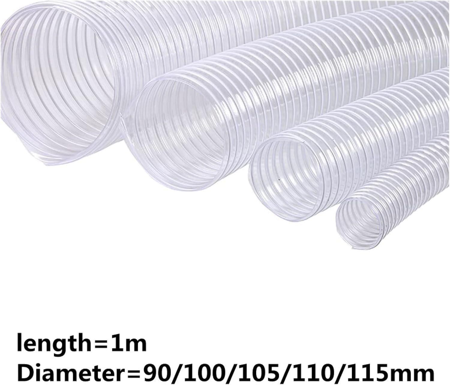 Staubsammelschlauch, Mehrzweck, 90-115mm Durchmesser, Für Wellrohr, 90mm
