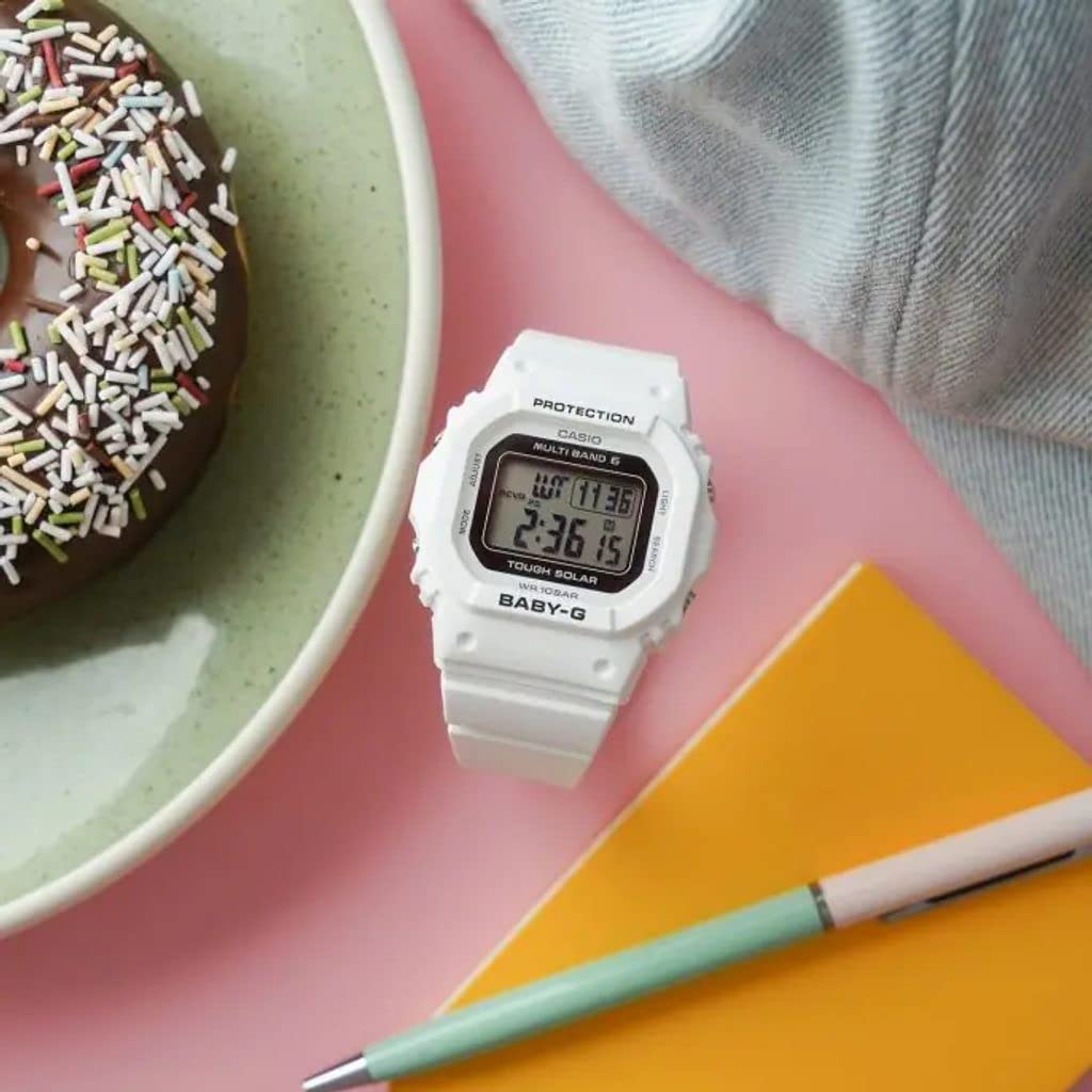 Casio Watch BGD-5650-7ER Baby-G Damenuhr weiß
