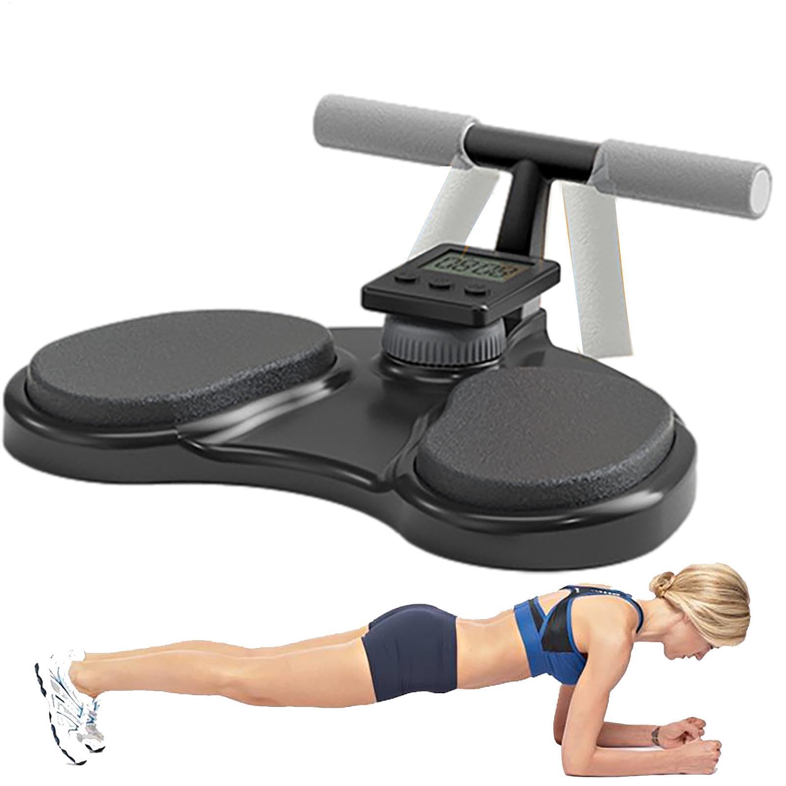 Plank Trainer multifunzione Lavagna cronometraggio – Allenatore portatile multifunzione con timer per rafforzare la di base e l'allenamento addominale, Plank Trainer con minuto
