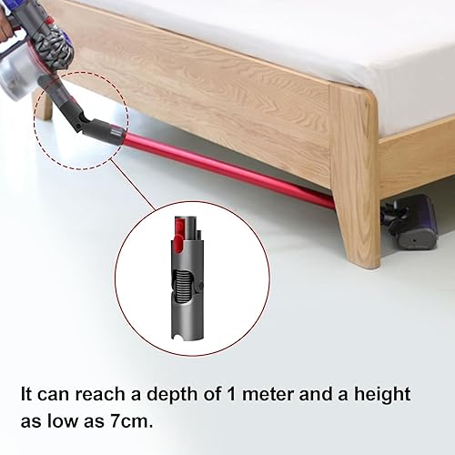 Miniatura 7 de Adaptador inferior para aspiradora Dyson V7 V8 V10 V11 V15 Aspiradora Adaptador superior de liberación rápida Herramienta de limpieza de bajo