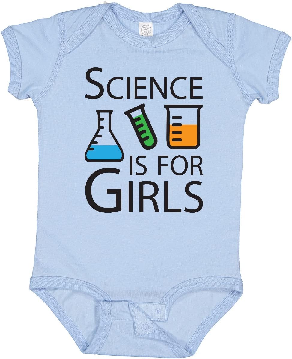 inktastic Science Is for Girls Baby Bodysuit