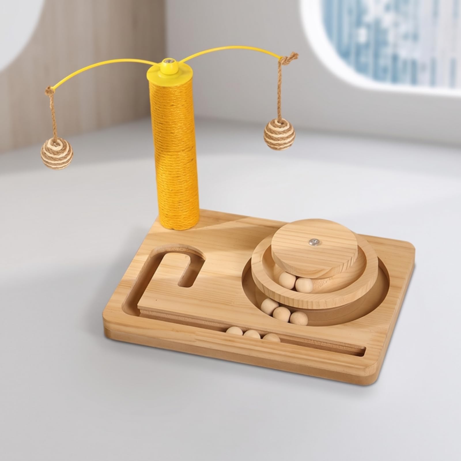 Stabil Katzenspielzeug mit Spielbällen