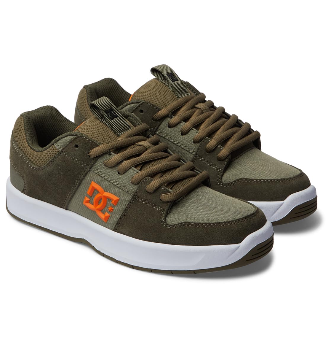 DC Shoes Men's Low-Top Sneakers, Army Olive, 9