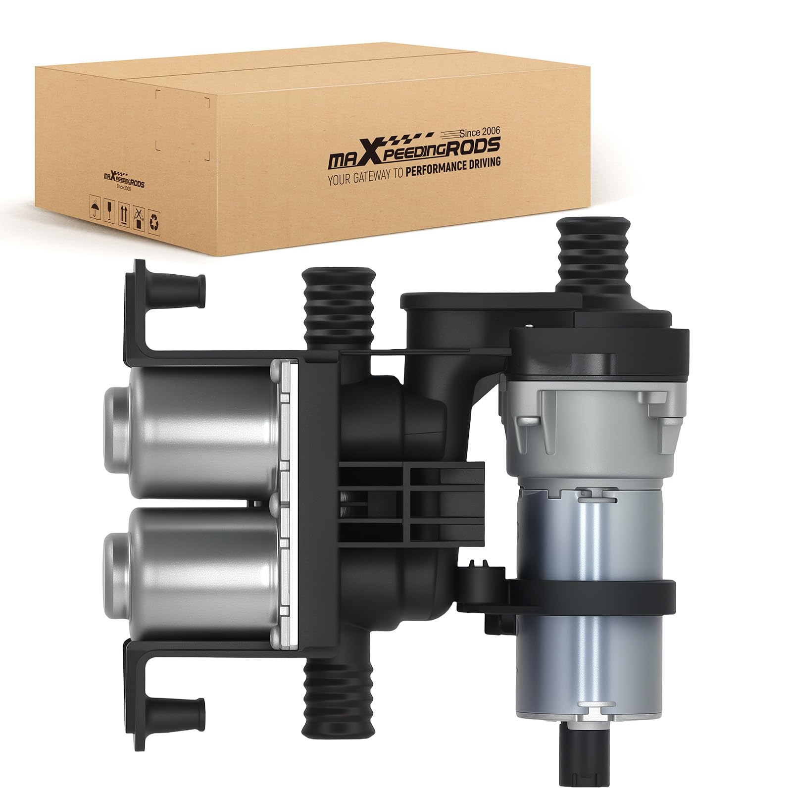 maXpeedingrods Elektroniczny zawór regulacji ogrzewania pompa do BMW 525i 530i 540i 64118374994