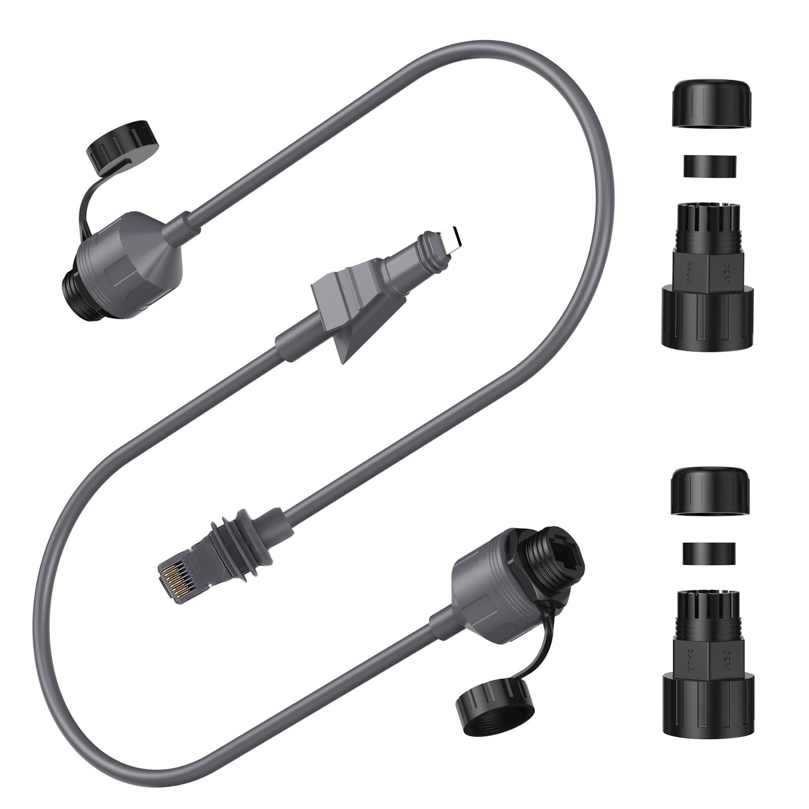 Für for Flat High Performance Extension an RJ45 -Kabel Für for Flat High Performance Ethernet -Adapter Wate SPX an RJ45 -Kopplerkabel Für Schüssel und Router