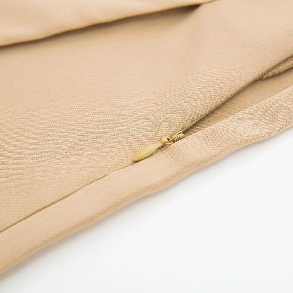 SWEPER Jupe Courte Femme - Asymétrique Femmes Shorts Jupes Printemps Taille Haute Fermeture Éclair A-Ligne Décontracté Skorts Femme Pantalons Courts