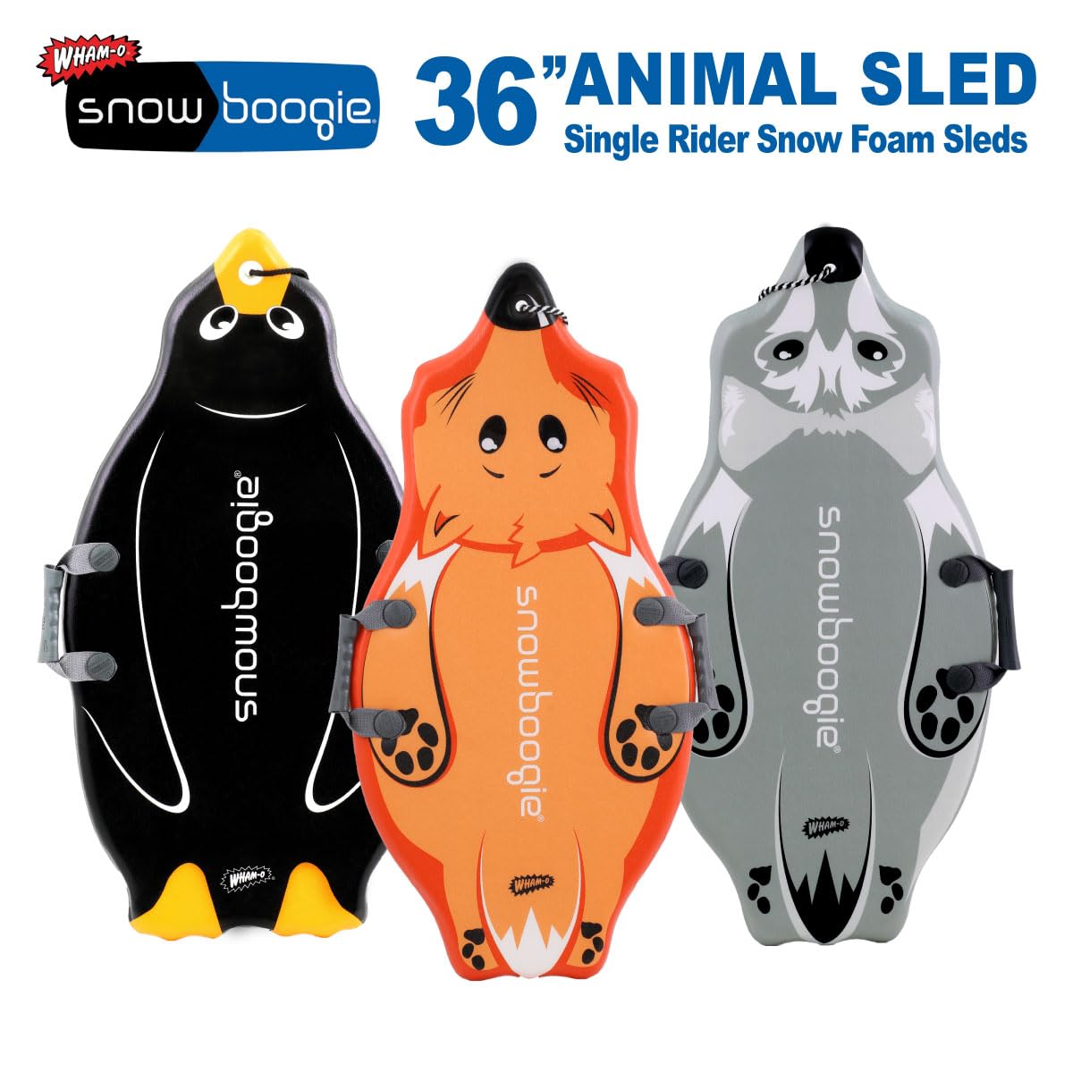Amazon.co.jp: Snowboogie Wham-O 動物そり 36インチ | シングル