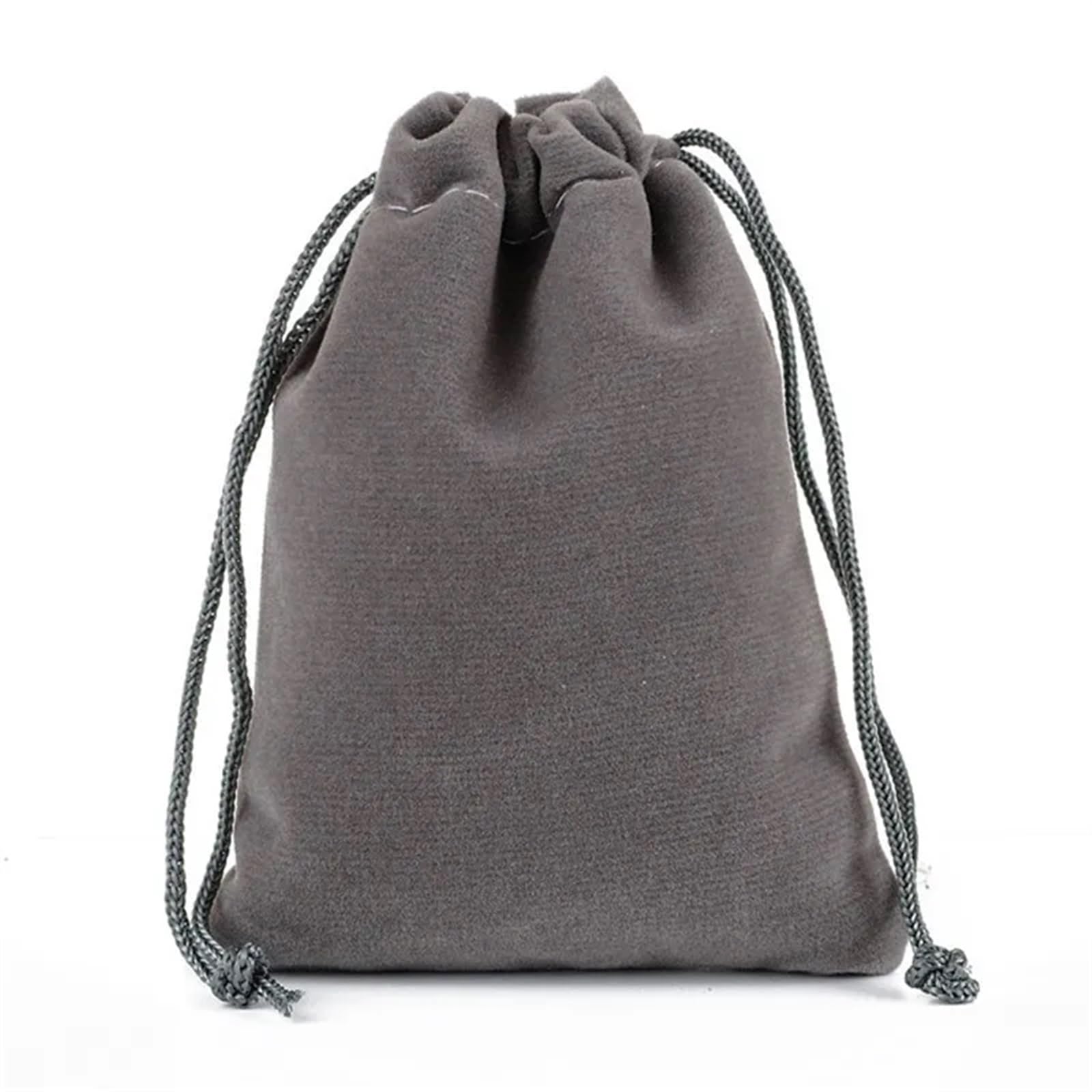 Geschenkbeutel 50 Stück 5 X 7 Cm, 7 X 9 Cm, 10 X 12 Cm, Samt-Verpackungsbeutel, Organza-Geschenkbeutel Mit Kordelzug, Hochzeit, Schmuck-Display, Verpackungsbeutel(Grey velvet bag,10x12cm 50pcs)
