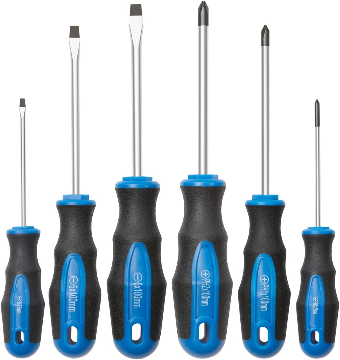 ROTATION 6PCS Magnetic Tip Screwdriver Set