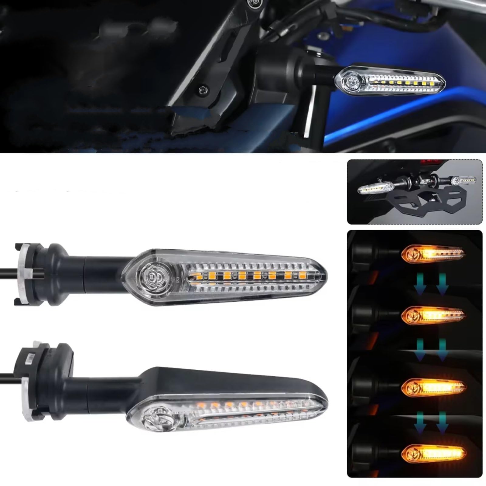 Amazon | シーケンシャルウインカー Compatible With YAMAHA For MT-03