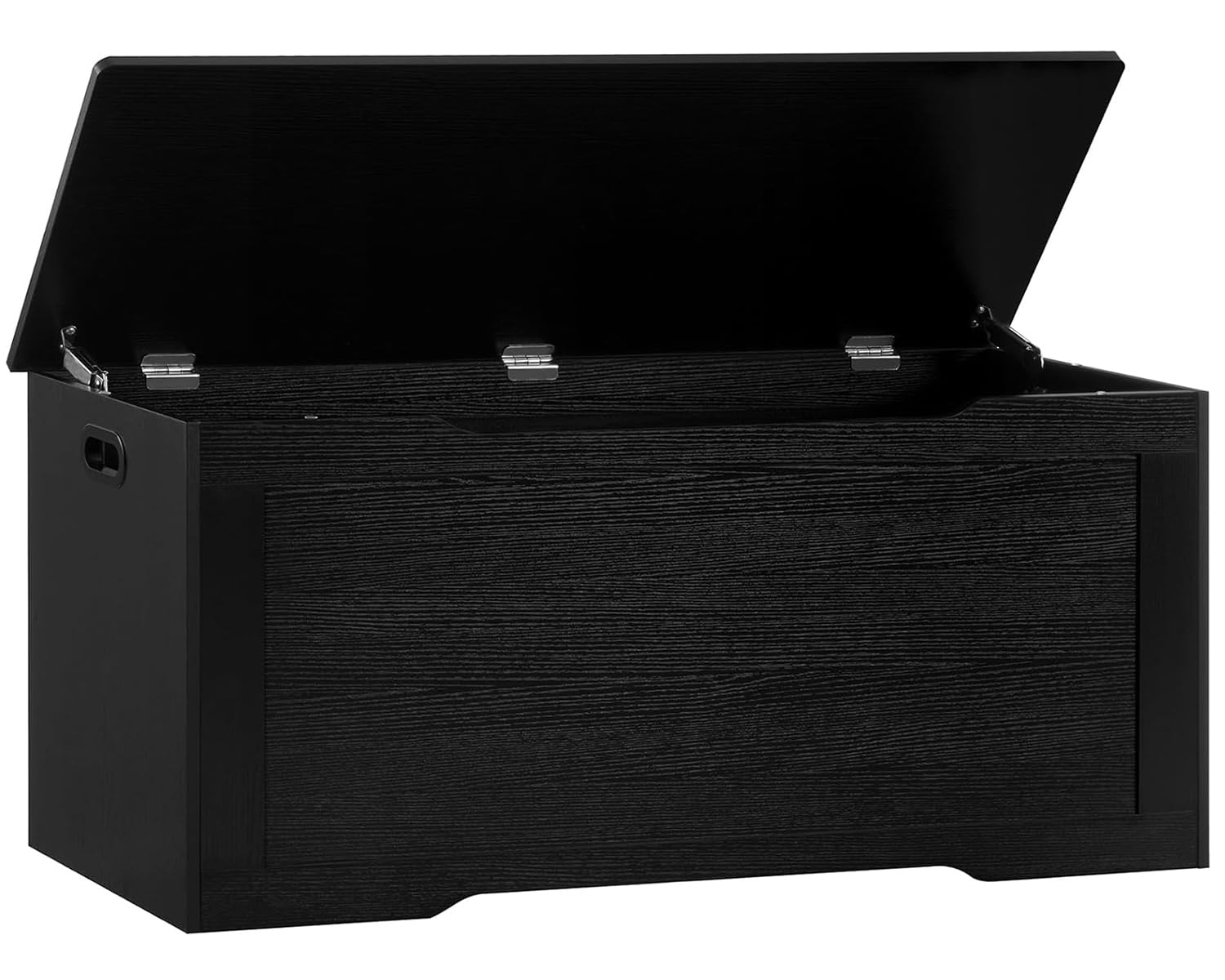 VANKILEY Extra Large Storage Chest – 43.3" Wooden Storage Bench With Safety Hinges, For Entryway, Bedroom, Living Room (Espresso) - View #4