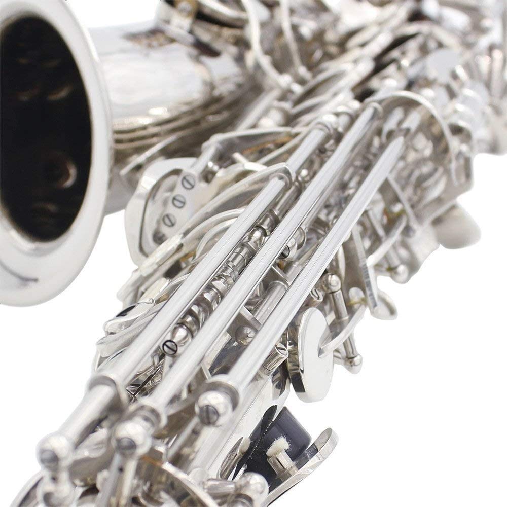 Alto Saxophone E flach antike Sax Full Kit für Studenten Anfänger, mit Tragen von Saxolenkasten Mundstück Riemen Reeds Stand Cork Fett