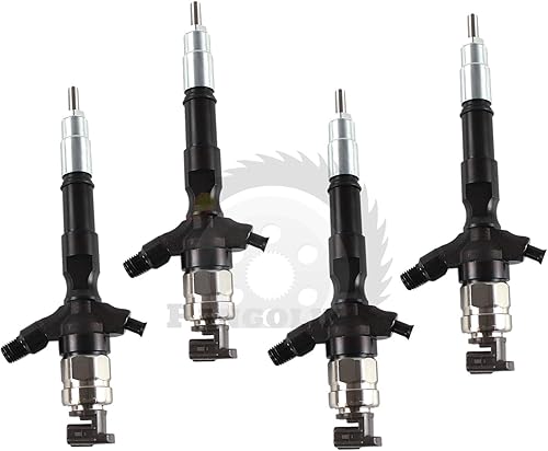 Miniatura 8 de PANGOLIN 095000-7780 23670-30280 inyector de combustible diesel 4PCS para Hilux y Prado 1KD-FTV 3.0L Euro 4 piezas del mercado de accesorios