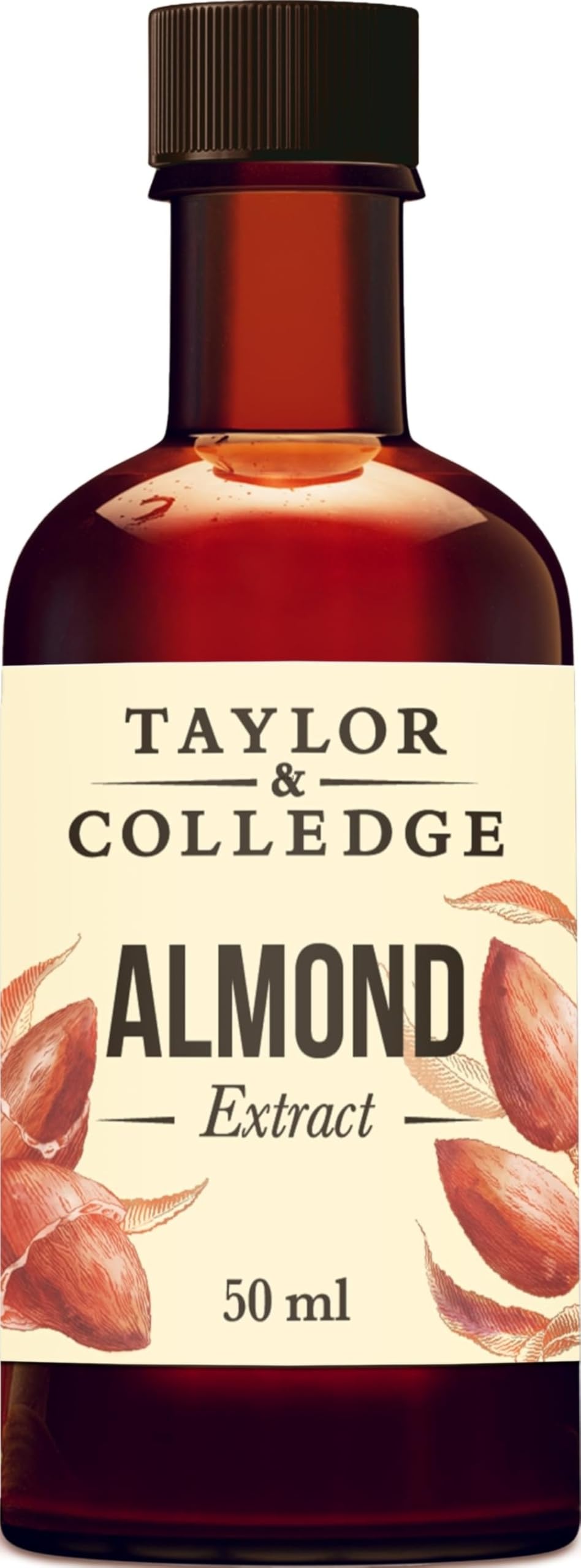 Taylor & Colledge Cream/Dark Almond Extract Flavouring 50Ml