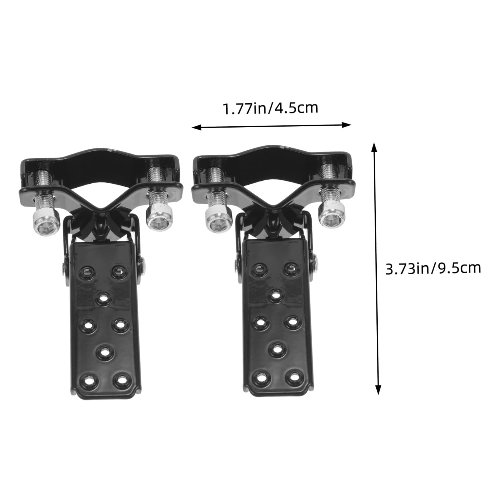 Cabilock Pedal De Motocicleta Reposapiés Delantero y Trasero Estriberas Metálicas Para Motocicleta Accesorio De Trasero Para Uso Diario y Mantenimiento Moto