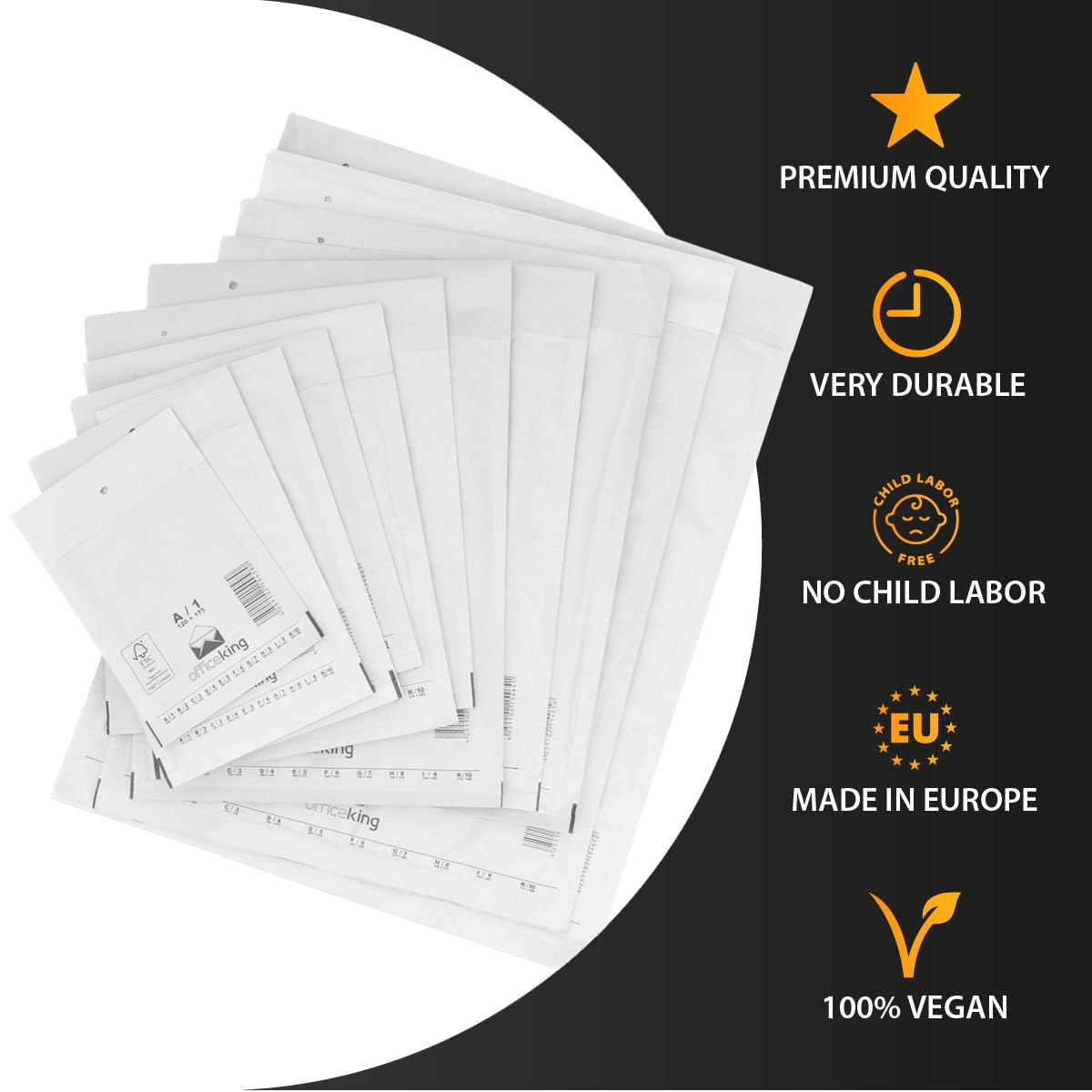 Imballaggi Spedizioni 200 Pezzi Buste Postali Imbottite IM@il