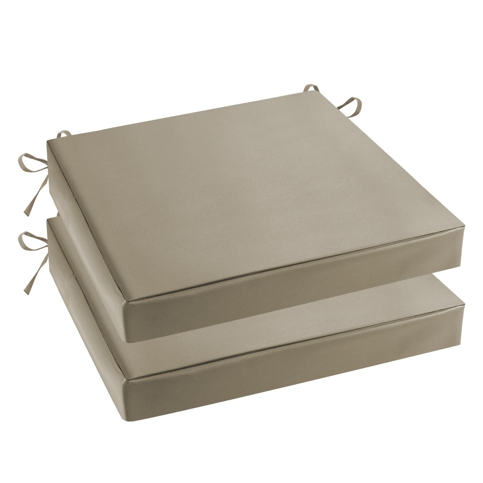 FUNHOME Lot De 2 Coussins De Chaise D'angle Carrés Imperméables Pour Intérieur Et Extérieur - 47 X 47 X 6,3 Cm - Pour Mobilier De Jardin Et Maison - Dapple Corinthien