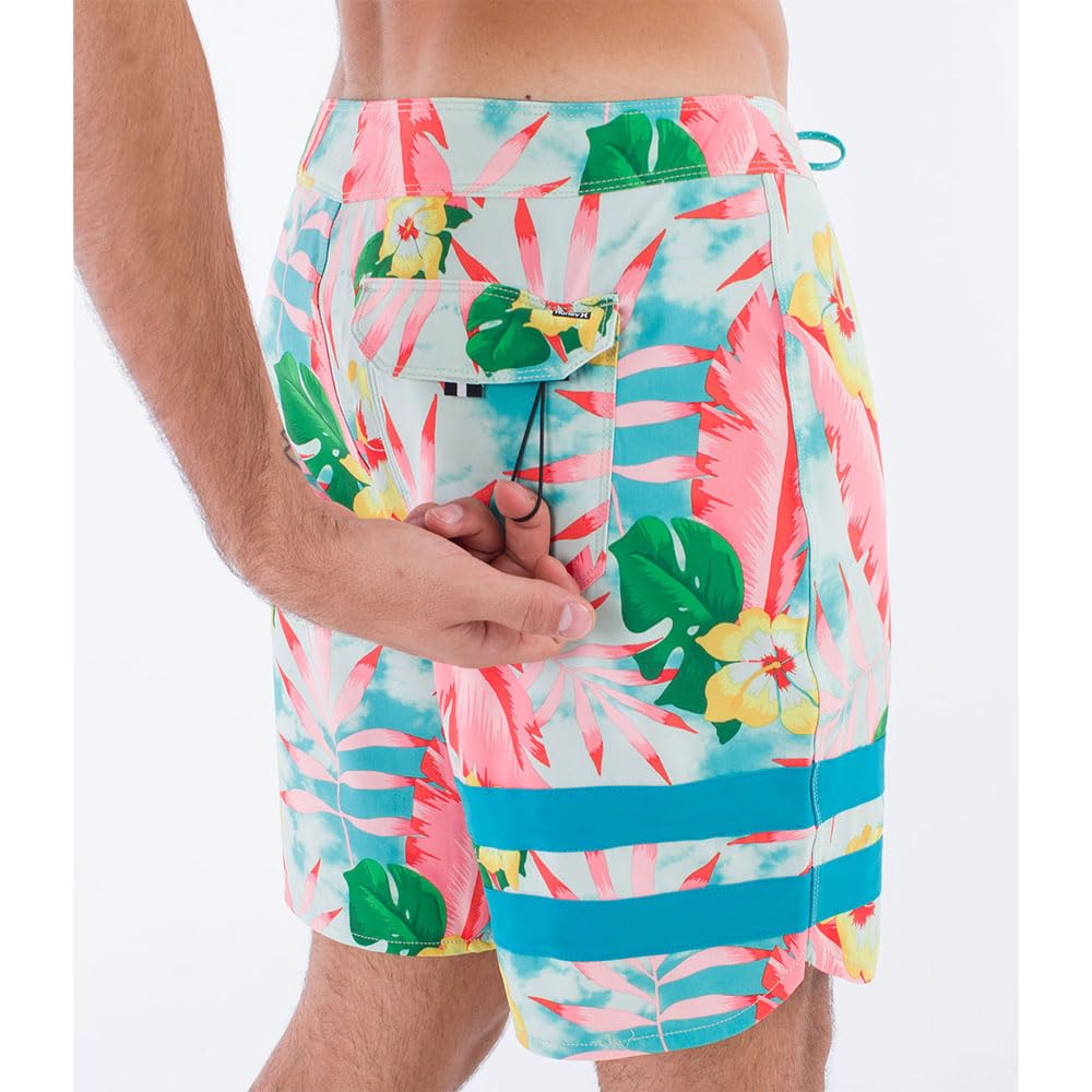 Hurley Phantom Block Party 18' Pantalones Cortos Hombre (Pack de 1)