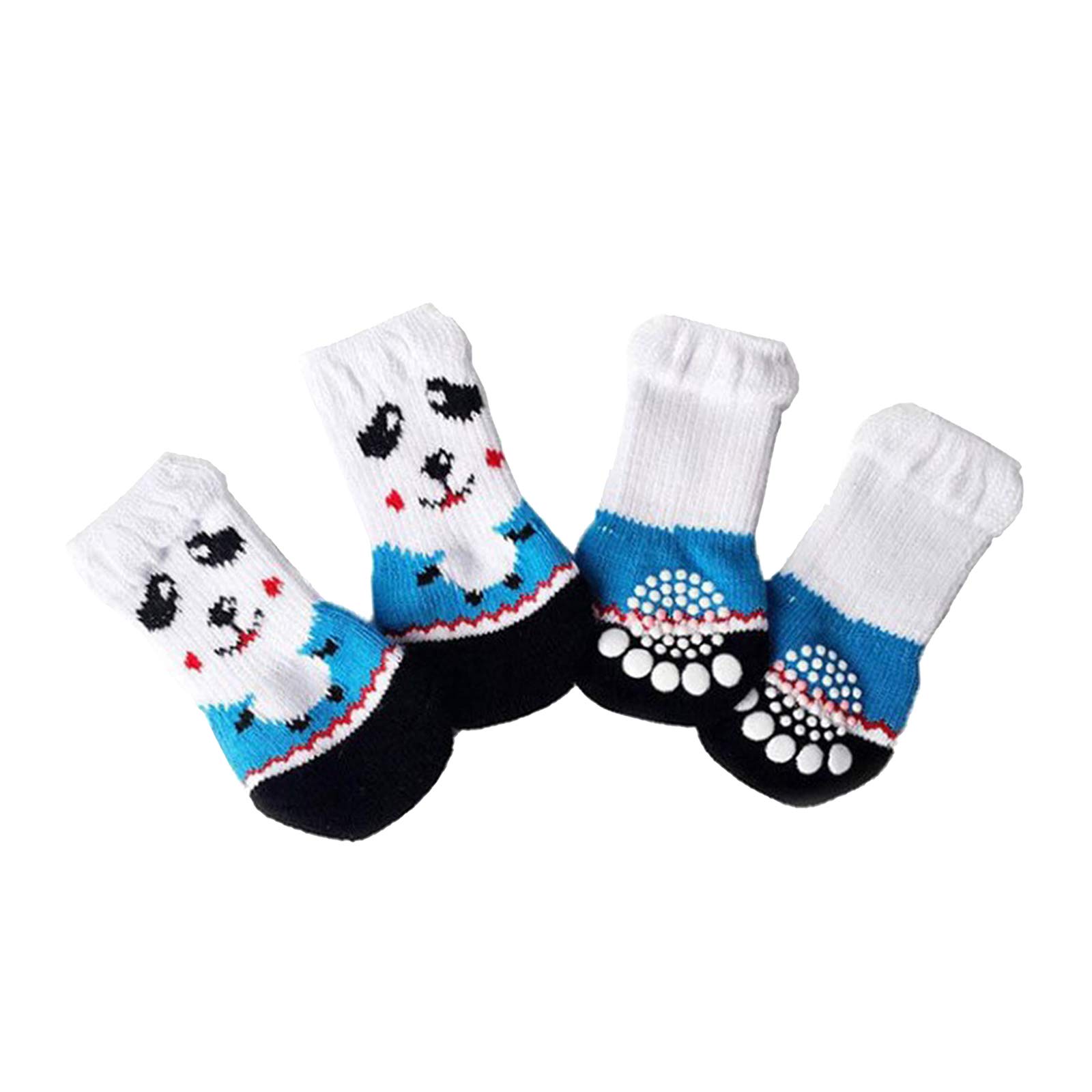 SECRET DESIRE 4 Cute Pet Cat Puppy Dog Socks Anti-Slip Paw Protector M Panda (B0D474DRJV) Amazon Price History, Amazon Price Tracker