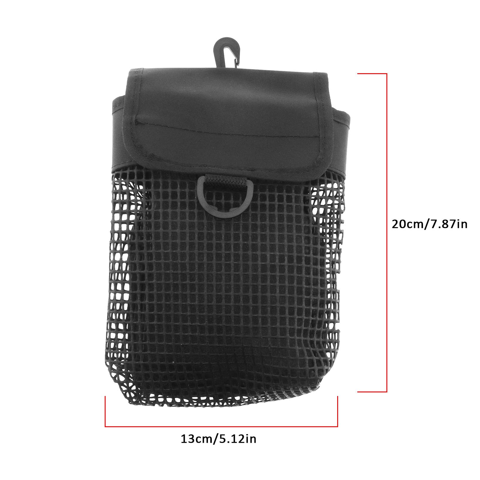 LT Easiyl Mesh Diving Bag Portable mesh tool bag Heavy Duty Sports Bag Outdoor Diving Equipment Portable Lightweight Dive Mesh with Buckle (Black) - Image 4