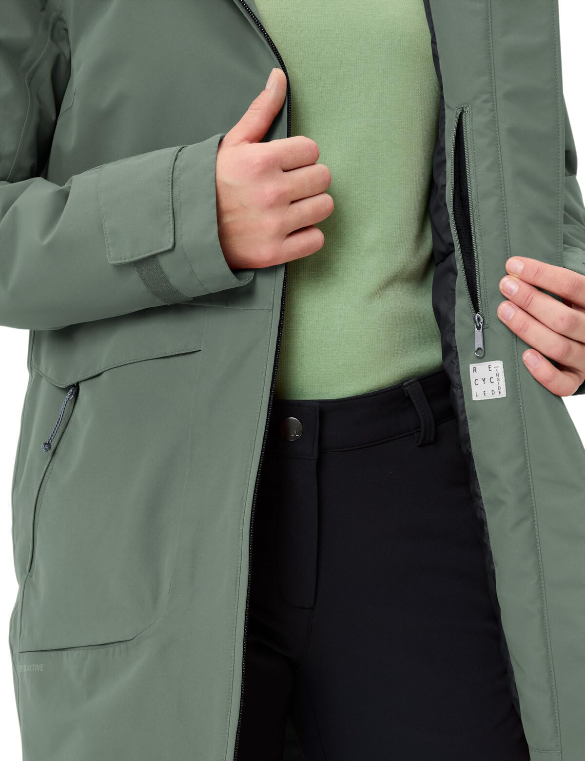 VAUDE Skomer III Winter Parka für Damen – Wasserdichte Winterjacke mit PrimaLoft Wattierung, atmungsaktiver & winddichter Parka für den Winter mit recycelten Materialien – ideal für Stadt & Outdoor