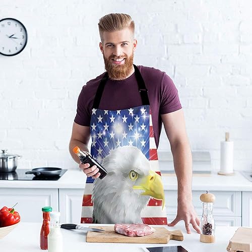 Miniatura 3 de Delantales de flores marroquíes con azulejos italianos de cachemira para mujeres y hombres, Delantal-b41