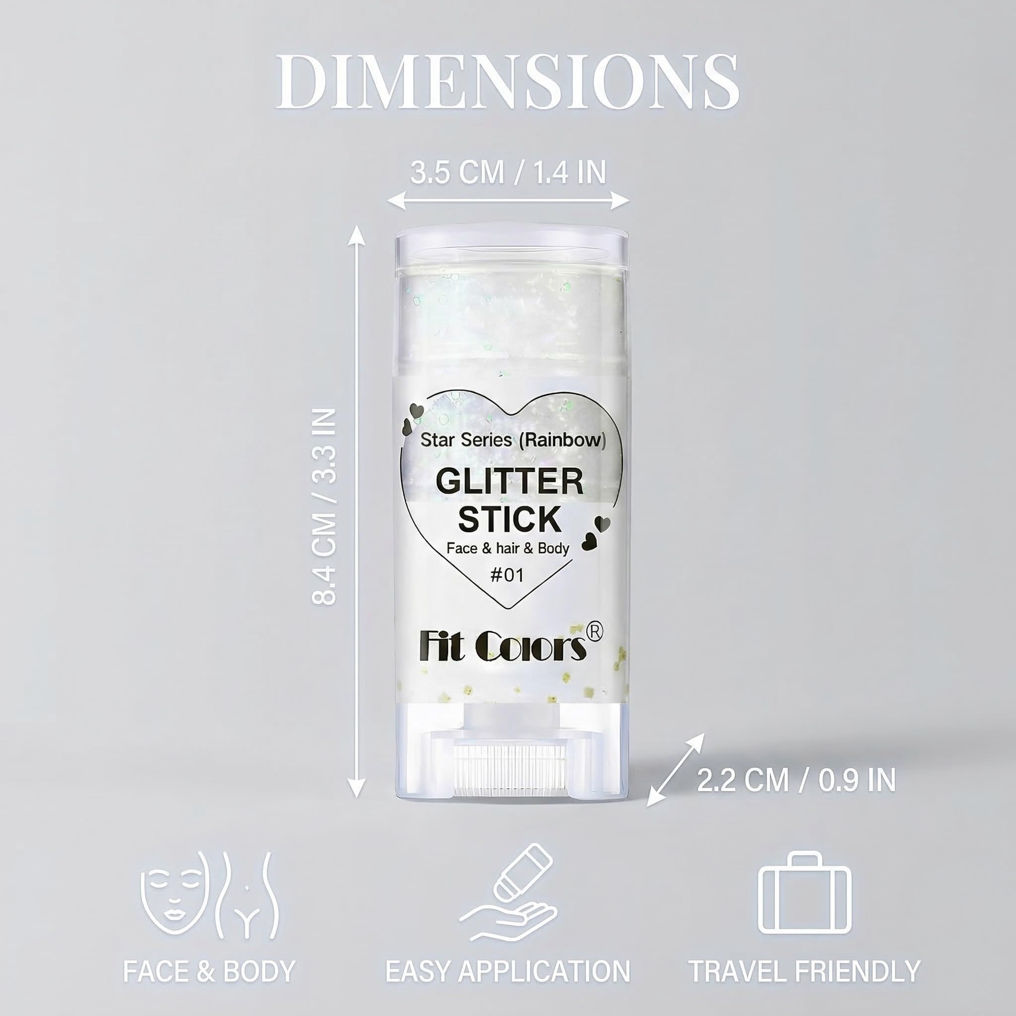 Glitter Viso Corpo Stick Brillantini Trucco Carnevale Glitter Viso Capelli Trucco Festa Festival Brillantini Corpo Trucco Bambini Adulti