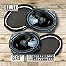 CT Sounds Strato 6x9” 320 Watt 2-Way Weatherproof Coaxial Car Speakers, Pair