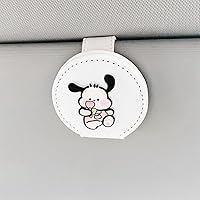 Vista 1 de Pauluios Bonito clip de lentes de sol para visera de automóvil, soporte magnético para gafas, soporte para lentes de sol