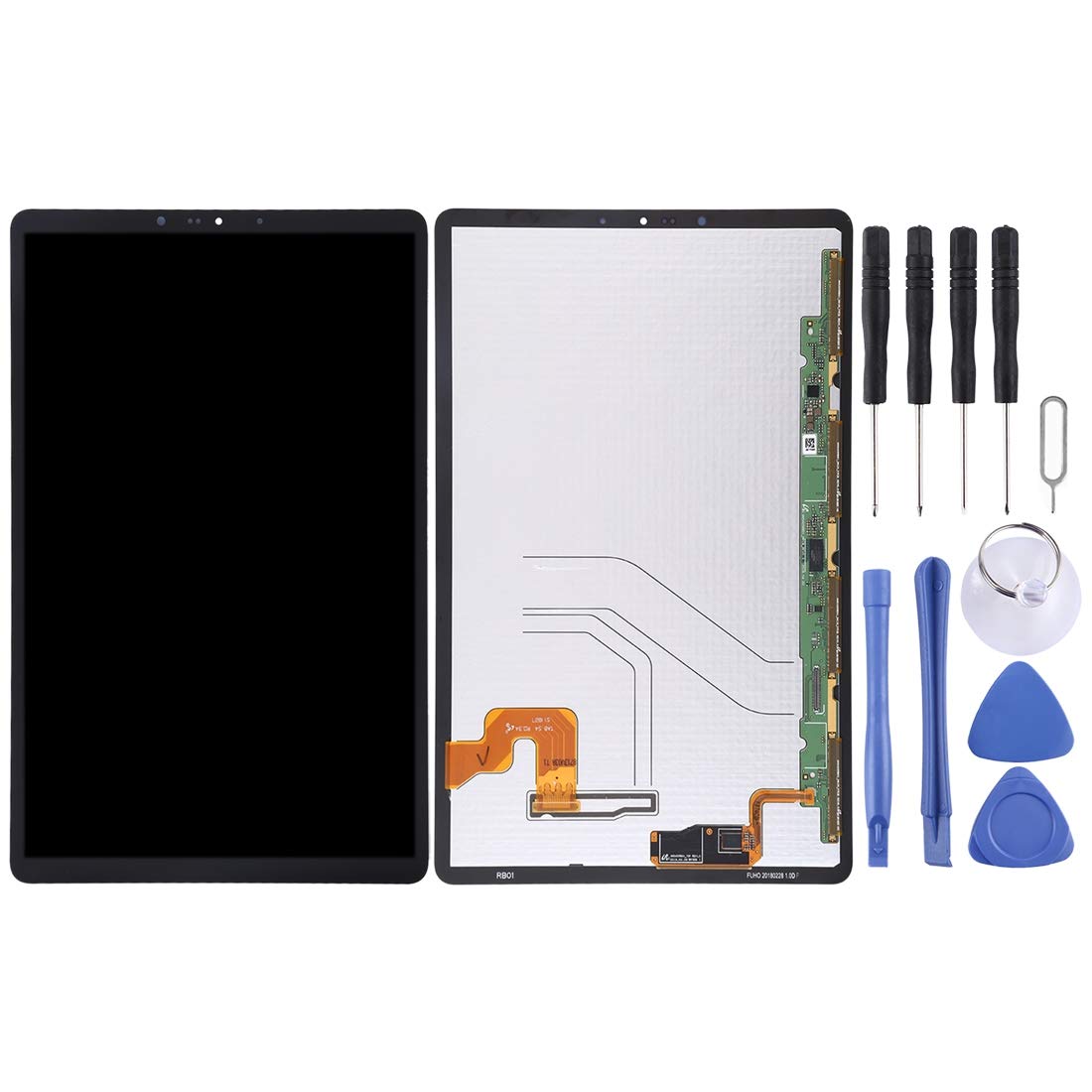 MPXPOTTHW Cell Phone Replacement LCD Screen for Galaxy Tab S4 10.5 SM-T835LTE Version with Digitizer Full Assembly (Black) Spare Parts