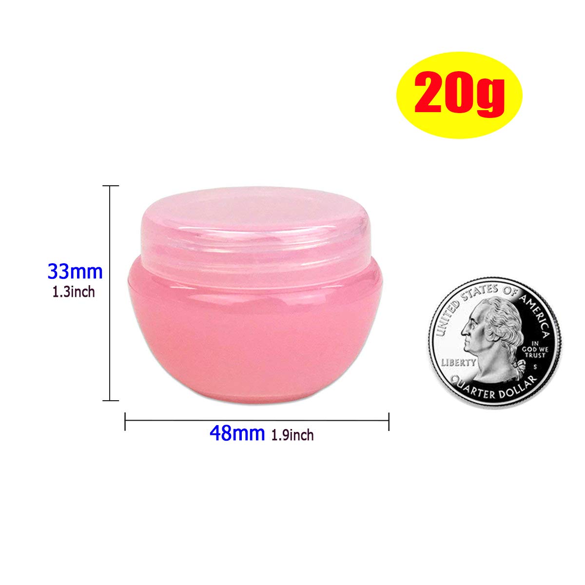 Wopanxye 12pack 20g Refillable Cosmetic Container - Image 2