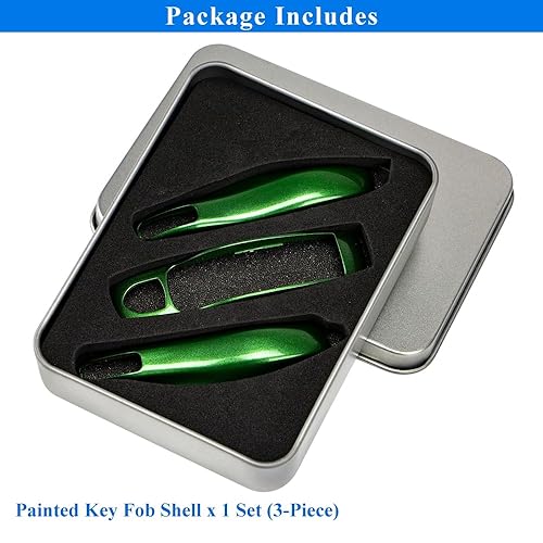 Miniatura 8 de AeroBon Funda pintada de 3 piezas para llavero compatible con cubierta de llave Porsche, reemplazo de carcasa de llave (MK1)