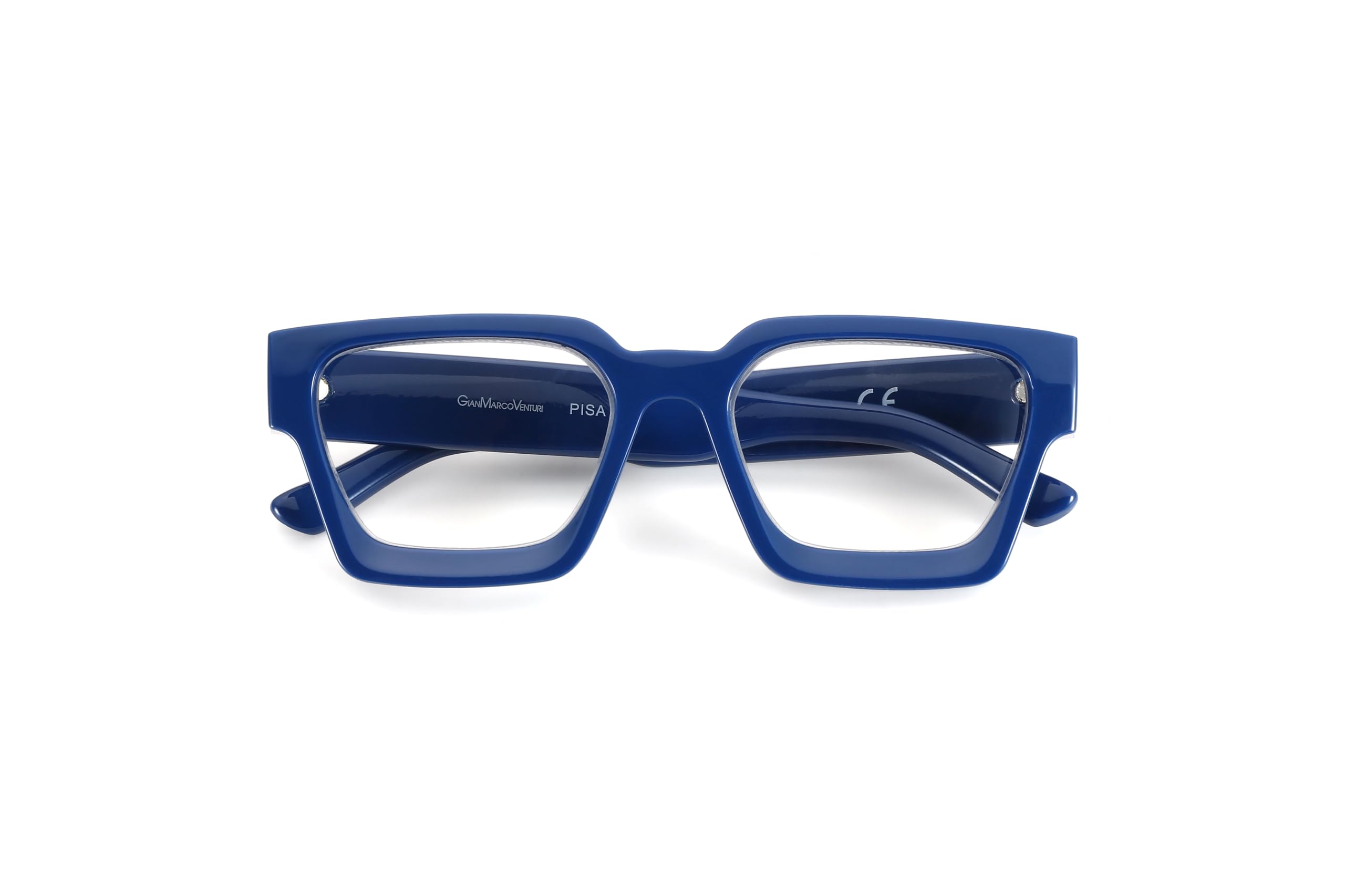 Gian Marco Venturi Unisex Reading Glasses, Blue, 54 mm
