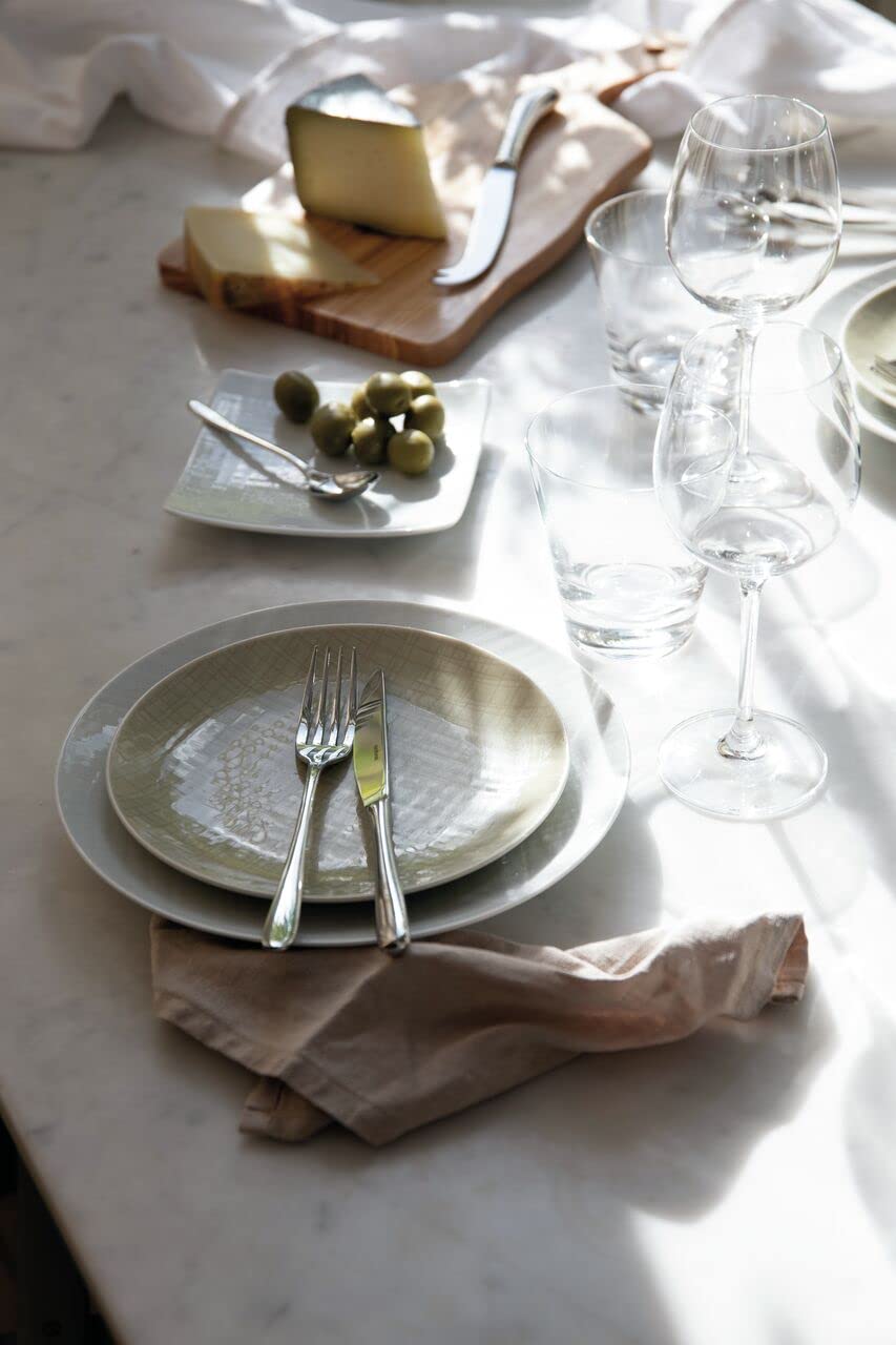 Sambonet Taste 52553-G2 - sztućce stołowe ze stali nierdzewnej 18/10, dla 12 osób, 48 części: 12 widelców, 12 łyżek, 12 noży, 12 łyżeczek, nadają się do mycia w zmywarce