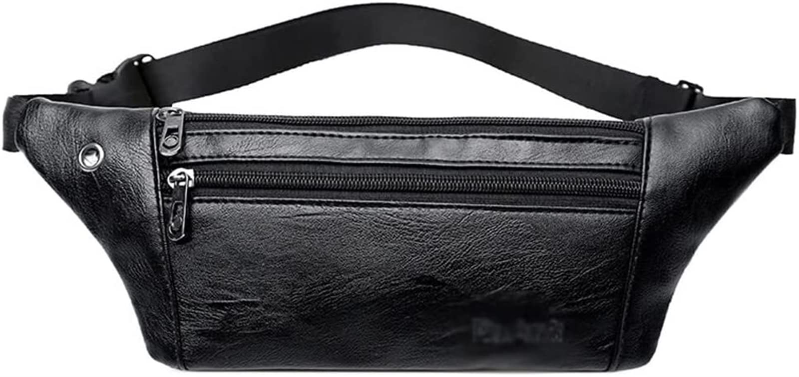 Męskie nerki ze skóry PU pas biodrowy torebka moda podróż kemping wędrówki kieszeń brzuch torebka, D, 22cmx11cm*1cm