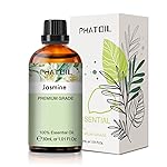 Jasmine Essential Oil 1.01fl.oz/30ml, PHATOIL Jasmine Oils Long Lasting Scents for Aromatherapy, Diffuser, DIY Soap and Candle Making