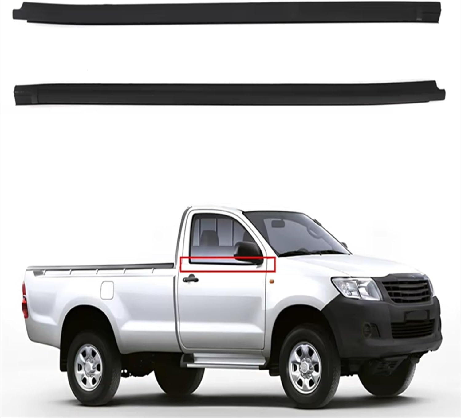 車のサンルーフのシーリング Compatible With For Hilux SR5 2005-2015 ガラスシールベルトトリム