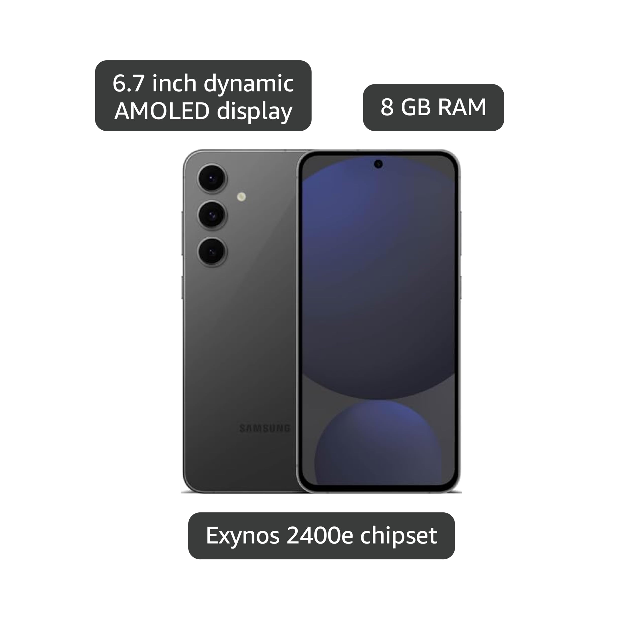 Amazon.com: SAMSUNG Galaxy S24 FE Factory Unlocked 128GB SM-S721U1