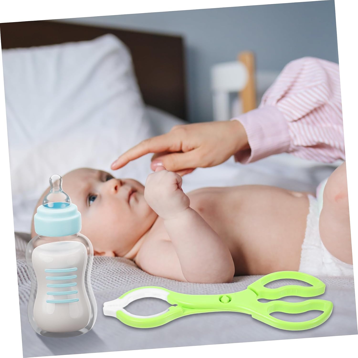 BESPORTBLE 2Pcs Scalding Bottle Tongs Non Bottle Clamp for Safe Feeding Ergonomic Design for Easy Gripping Versatile Kitchen Tool for Home Use