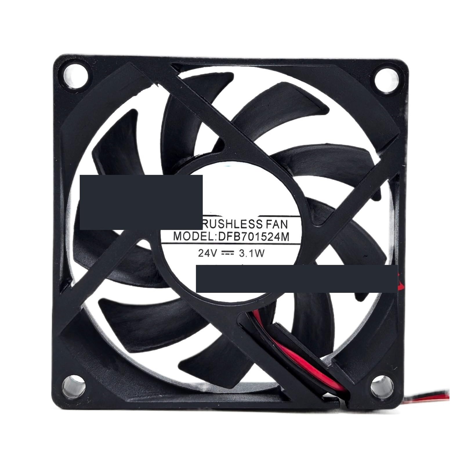 Ventilador de refrigeración de 24 V CC con potencia de 3,1 W y diseño compacto