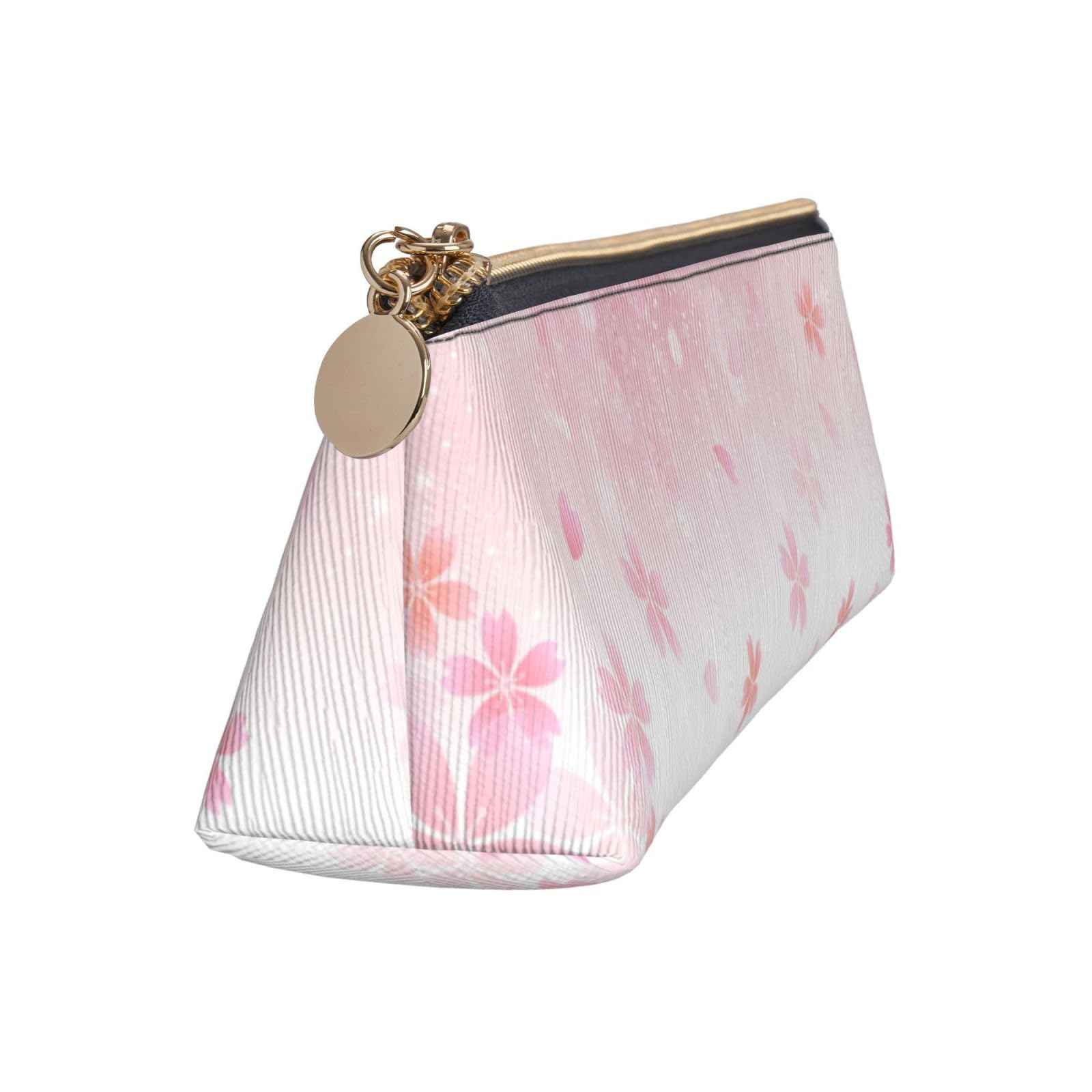 Amazon.co.jp: ペンケース 筆箱 桜 サクラ 花柄 和柄 三角形 Puレザー