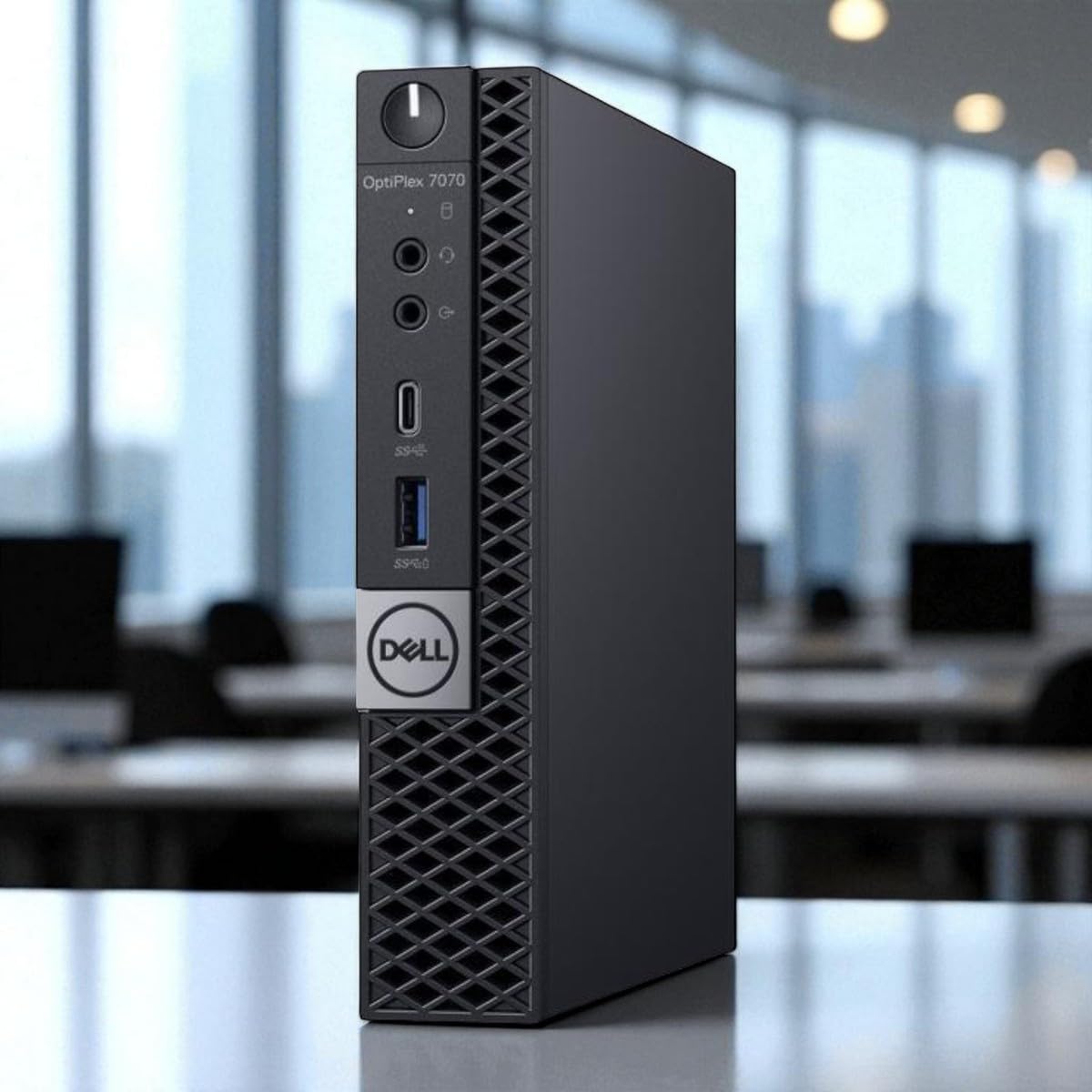 Dell OptiPlex 7070 Mini Desktop-PC, Intel Core i5-9500T, 16GB RAM, 256GB SSD, WLAN, Bluetooth, ohne Tastatur und Maus, Windows 11 Pro (Generalüberholt)