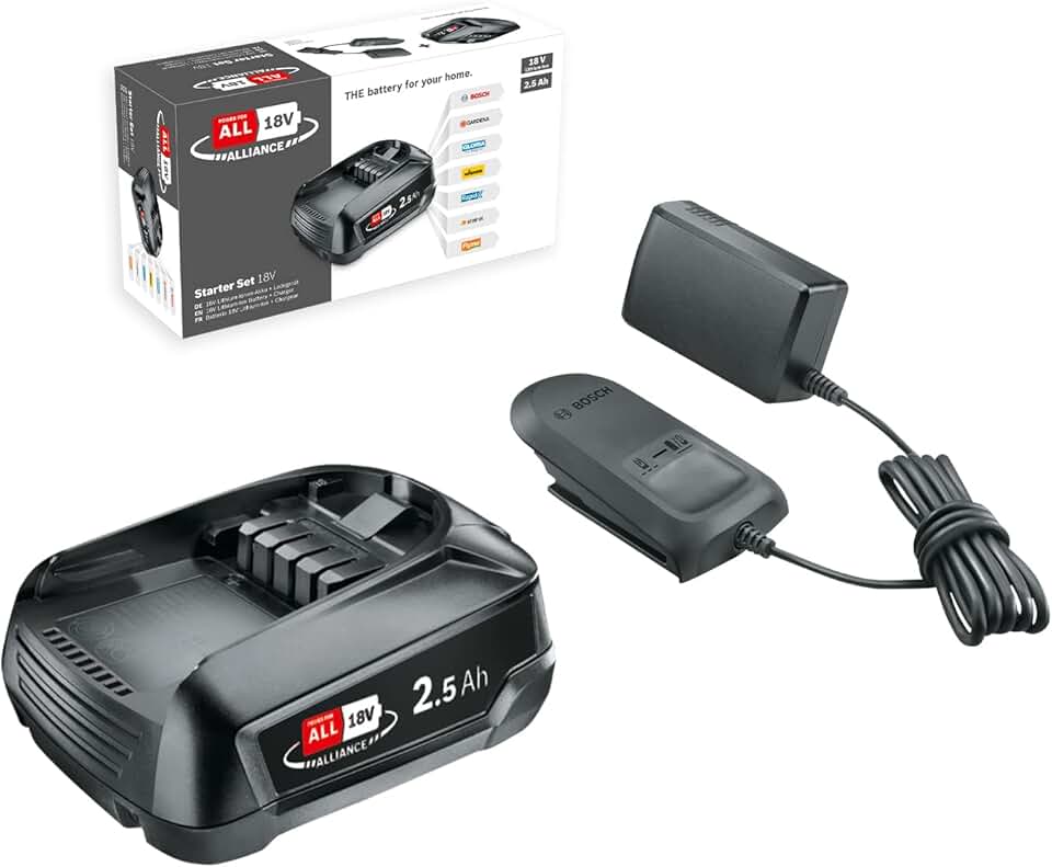 18V Battery and Charger Starter Set (1× 2.5 Ah Battery, AL 1