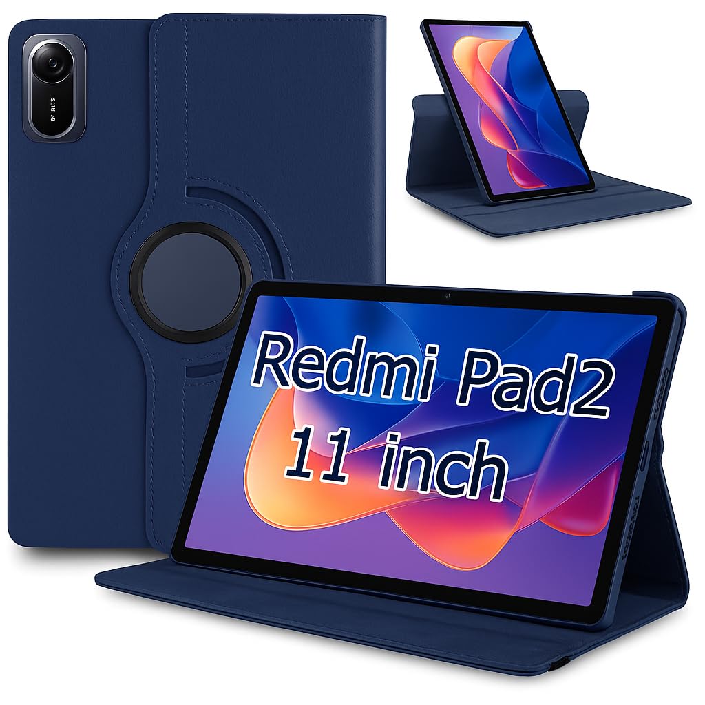 MJYK Flip Cover for Xiaomi Redmi Pad 2 (11 inch) Tablet 360 Degree