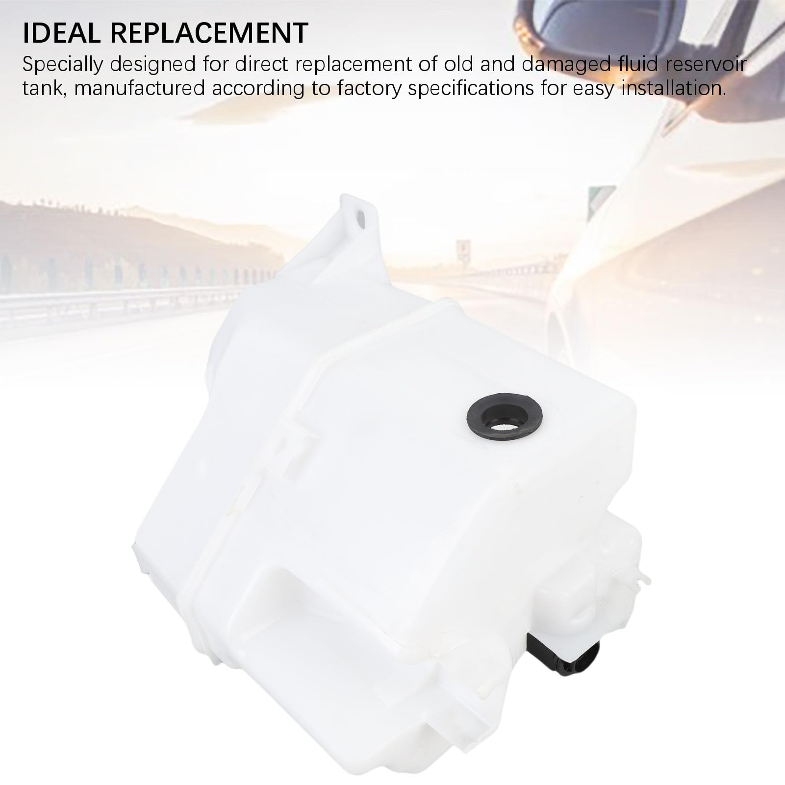 Luocute Conjunto de Tanque de Depósito de Lavaparabrisas, Reemplazo Directo con Tapa y Bomba de Lavado para 2019 2020 2021 2022 2023 2024, Números de Pieza 853150R060