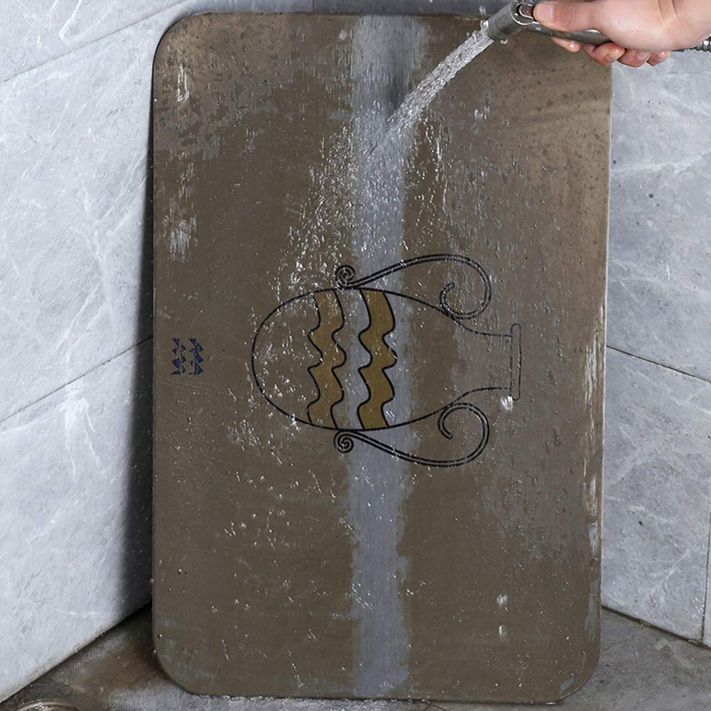 Diatomeas Almohadilla De Pie Almohadilla Absorbente Baño Alfombra Antideslizante Baño Baño Puerta Secado Rápido Absorber Agua Alfombra Uso Doméstico (Color : D)