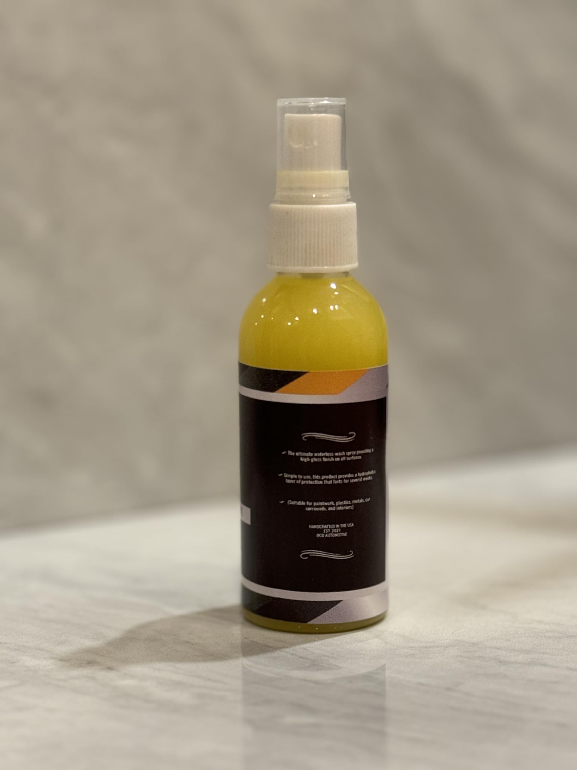 Ceramic Interior & Exterior Detail Spray | Safe For Vinyl Wrap, PPF, Powder Coat, & More (15% SiO2 concentrated formula) (Travel Size, 4, Fl Oz)