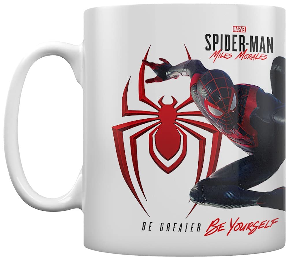 Pyramid International Spider-Man Miles Morales (Iconic Jump), White