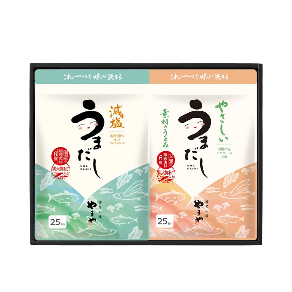やまや うまだし ギフトセット 素材のうまみ 国産 厳選素材 6種 炭火焼あご入り だしパック
